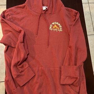 Disney The Lion King Men's Red Hoodie